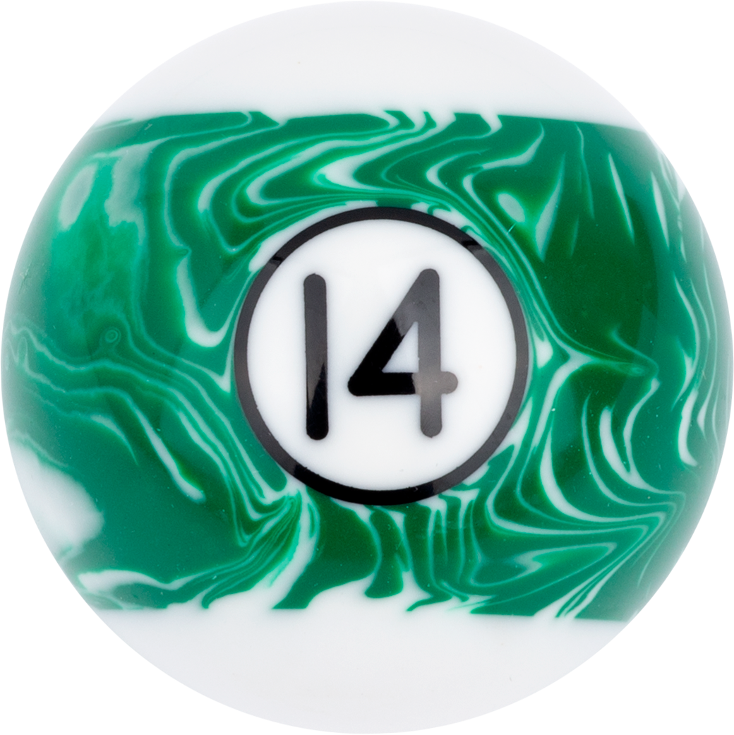White Marble Replacement Ball - #14